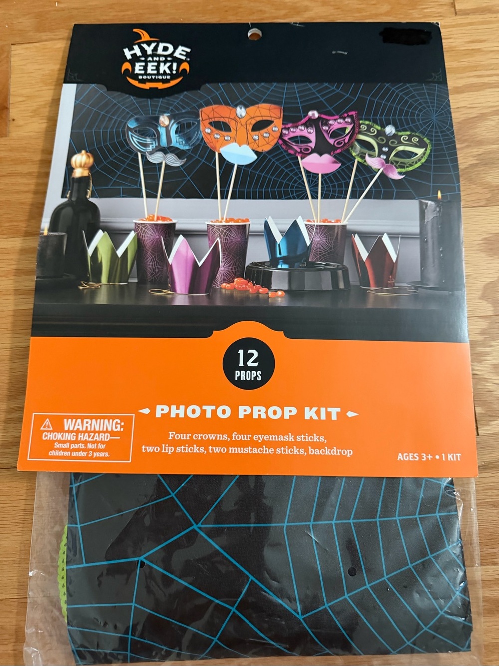 Orange and Black Photo Prop Kit Halloween Accessories